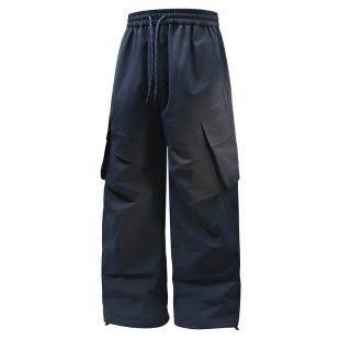 NASA STUSY美式2026新款秋冬装男款休闲长裤子加厚保暖工装羽绒裤