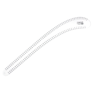 韩国进口happy包邮拼布尺缝纫尺服装打版裁剪放码袖笼曲线弧线尺