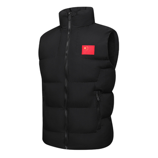 秋冬中国国家队羽绒棉马甲男女儿童武术体育训练加绒保暖国服外套