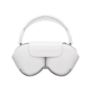 适用苹果AirPods Max保护套智能识别苹果头戴式无线蓝牙耳机休眠套airpod耳机套防刮花皮质APM收纳包休眠仓壳