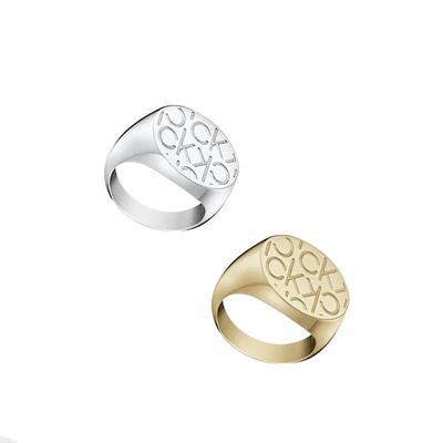 CalvinKlein正品Logo印花戒指