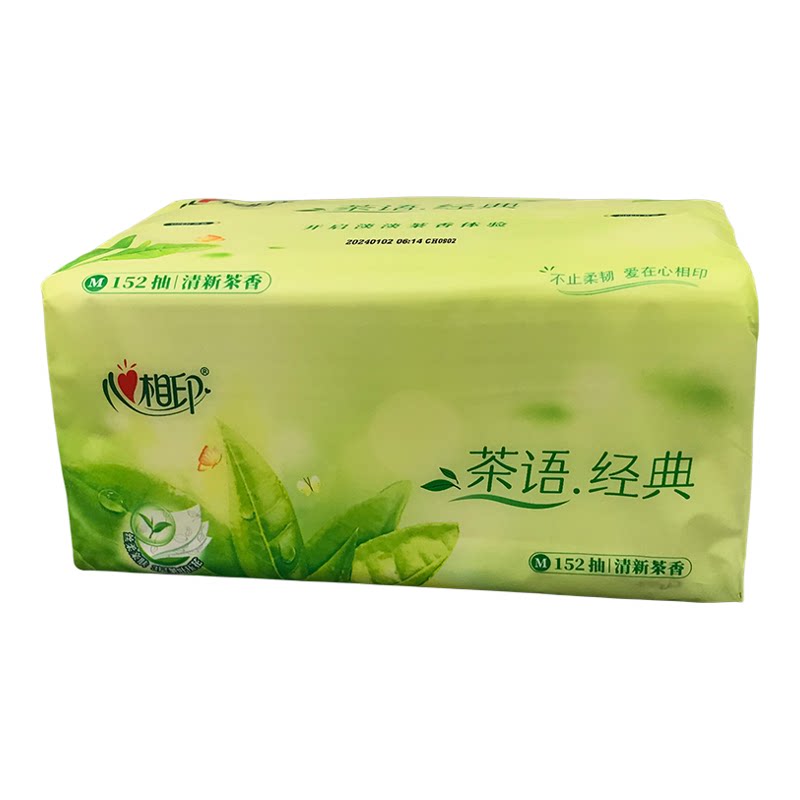 心相印茶语茶香3层152抽12包抽纸