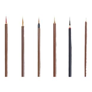 檀烨轩勾线笔国画专用毛笔工笔画初学者套装狼毫小红毛工线笔瘦金体花枝俏叶筋笔鼠须白描临摹花鸟水彩描边笔