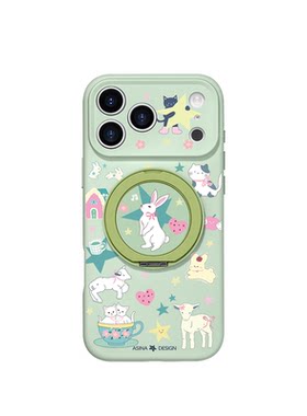 梦境茶话会适用iPhone17Promax手机壳新款苹果16Pro磁吸带支架套Bo3液态硅胶支点ip15高级网红14可爱13pm全包