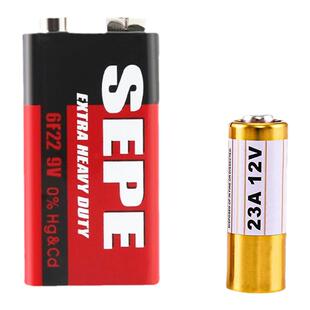 CR2032纽扣电池9V碳性方块电池钥匙遥控器万用表12V23A12V27A电池