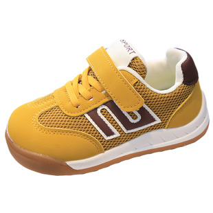 2026春秋季新款儿童鞋子红色运动鞋网面透气男童女童休闲鞋防滑潮