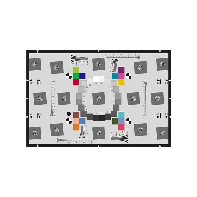大凡光学eSFR分辨率测试卡ISO12233:2014chart图反射式灰度测试卡