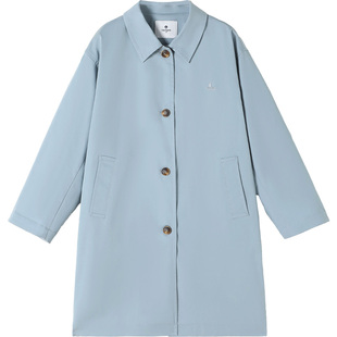 Navigare意大利小帆船童装女童风衣2026年春秋新款儿童中长款外套