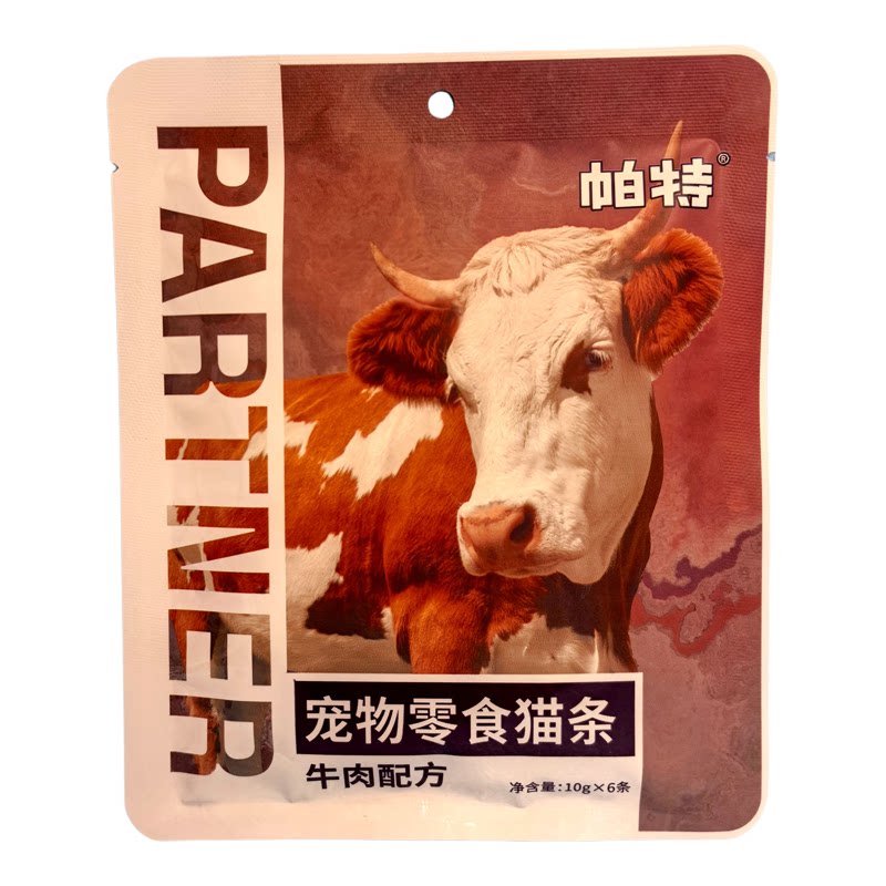 帕特宠物零食猫条6包/10g*36支