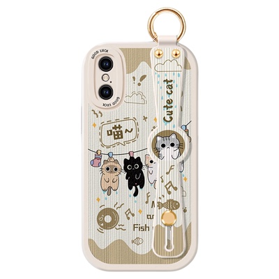 苹果12手机壳硅胶iPhone11Pro小羊皮Promax斜挎腕带mini平果十二ipone支架pm女款p挂绳i12全包背带防摔por套