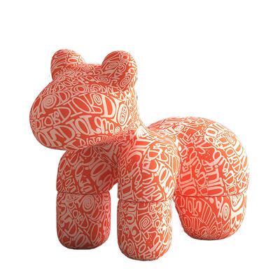 网红小马椅子动物座椅装饰摆件