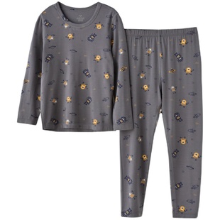 A类50支兰精莫代尔 儿童内衣套装 男女童秋衣秋裤 中大童春秋童装