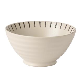 ijarl日式几何碗家用汤碗米饭碗小碗复古餐具陶瓷碗简约好看小碗