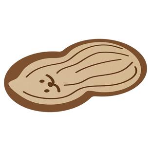 韩式可爱花生西餐垫皮革防水防油防烫免洗高级感隔热桌垫小块杯垫