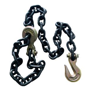 双头链条索具双钩起重羊角抓钩起重链条捆绑链吊石头链吊车吊装链