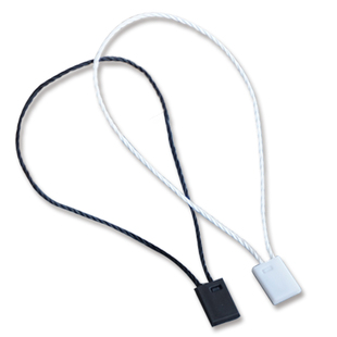 挂牌绳方扣棉绳蜡绳吊牌绳高品质服装标签吊牌线加粗方块高档吊粒