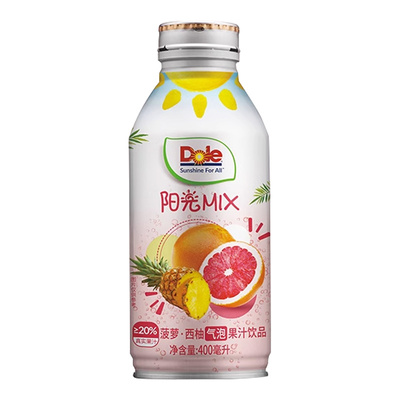 dole都乐气泡果汁400ml*5瓶