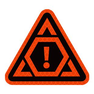 3m电动车反光贴防撞警示标识汽车身个性贴纸夜光夜间自行车反光条