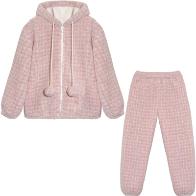 Bananagirl睡衣女款加厚加绒冬套