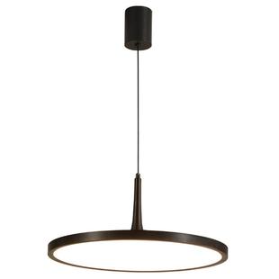 长喇叭led悬浮升降吊灯高级感餐桌灯简约岛台吧台餐吊灯中山灯具