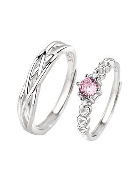 DAISYBEAUTY情侣款S925银对戒