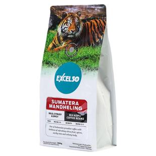 印尼中度咖啡熟豆烘焙曼特宁进口EXCELSO宜享受经典卡罗西托拉雅