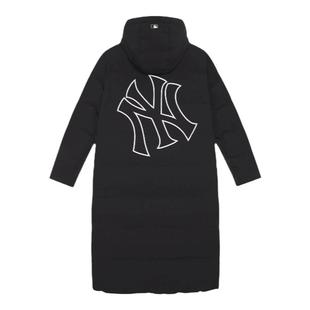 MLB25冬季新款张康乐同款情侣羽绒服女长款男保暖防水外套DJB11