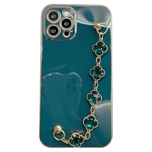 适用于iPhone16ProMax手机壳新Chain Case苹果17 pro max 13 14 15 12 11 XS SE2/3 band cover挂绳女保护套