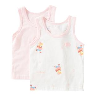 童泰婴儿背心内搭纯棉春秋1a类无骨男女宝宝全棉打底护肚儿童内穿