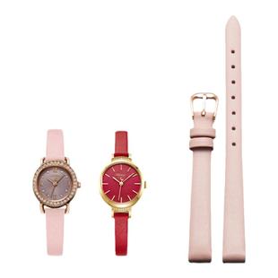 手表带女款真皮柔软适配CK聚利时FILA斐乐DW纤细小尺寸表带6 8 10