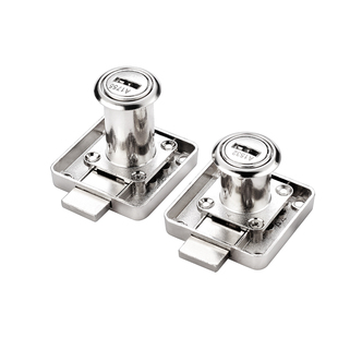 文件柜锁隐形抽屉锁柜子锁办公桌家用自装家具锁暗装老式床头柜锁