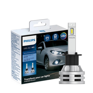 飞利浦星耀光二代三代LED远近光大灯H1H4H7H8H11HB3强光9012灯泡