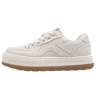 鮀品小白鞋女配裙子2026春季新款百搭底增高面包鞋运动休闲板鞋子