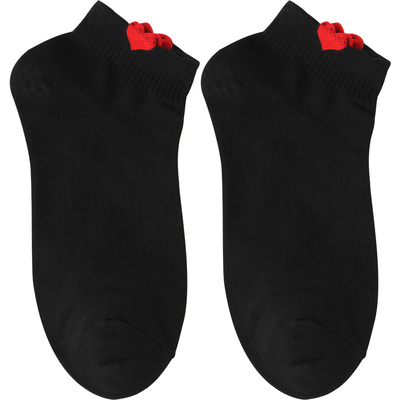 etna韩国代购低帮爱心女心形短袜