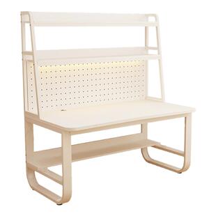 新款电脑桌书桌书架一体桌洞洞板台式家用办公桌学习桌简约写字桌