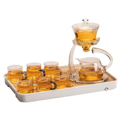 匠序玻璃自动茶具套装高档送礼
