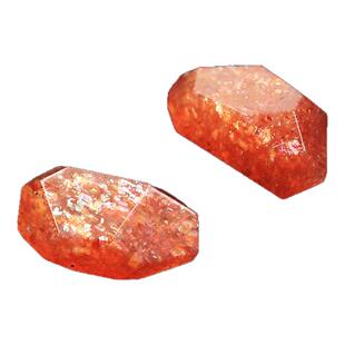 如鸿天然金太阳原石摆件多面体随形切宝石裸石水晶手工DIY珠子