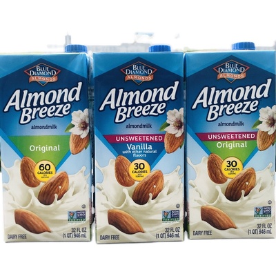 蓝钻石未加糖扁桃仁原味植物饮料