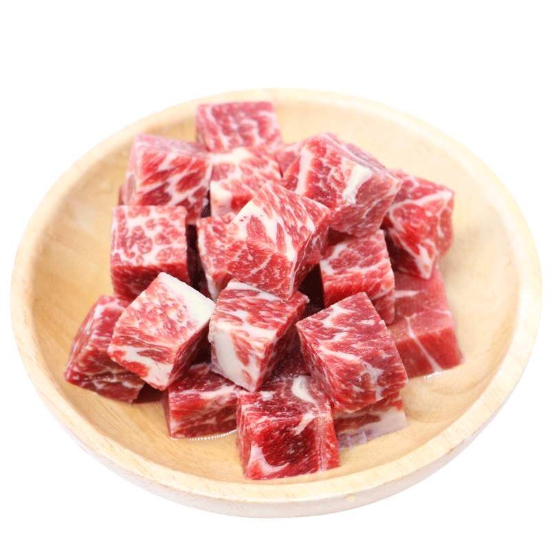 扒厨壹号雪花牛肉粒烧烤烤肉商用