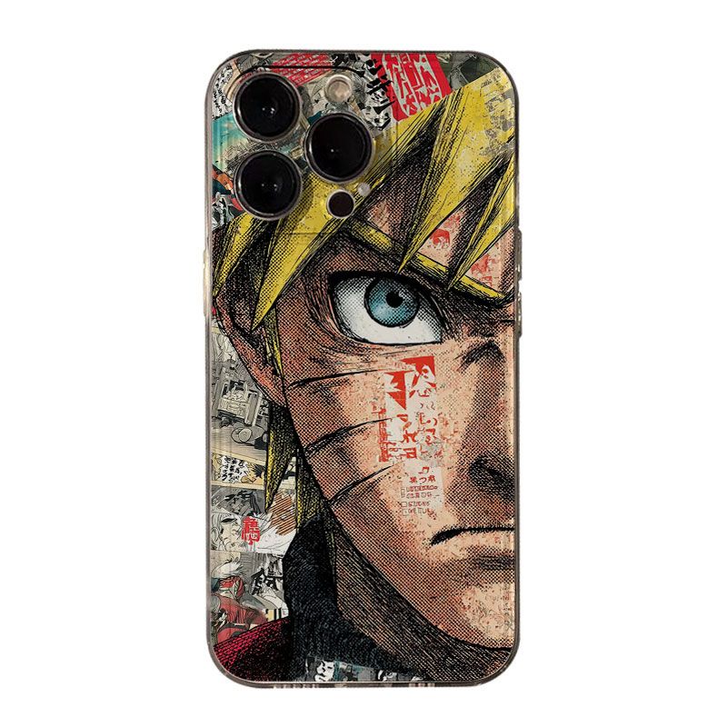 动漫iPhone17苹果15创意透明13ProMax软OPPOK12X个性一加ACE6适用16PLUS手机壳华为NOVA14火影忍者红米TURBO5