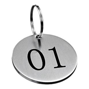 不锈钢数字号码牌定制金属幼儿园编号姓名名字可水杯刻字标识铭牌