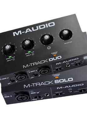 M-audio录音声卡SOLO直播配音K歌