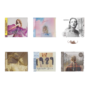 正版 TaylorSwift泰勒9张专辑套装 恋人+红+1989 CD唱片碟周边