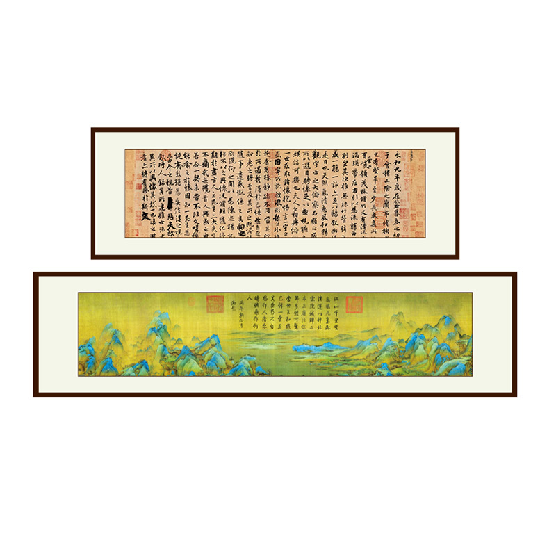 艺术微喷来图定制宣纸绢布打印喷绘印刷复制品国画书法字画装饰画