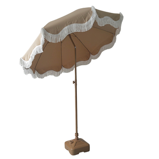 沙滩夏季防晒遮阳用伞马卡龙户外道具太阳伞二折伞花园庭院折叠伞