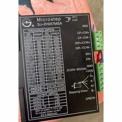 Microstep Sj-2H057MSA 步进驱动电机 工业伺服驱动