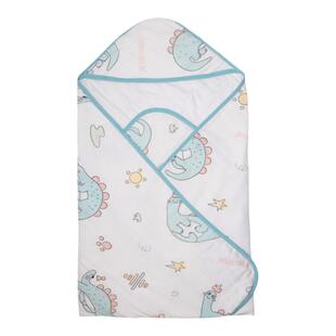 小袋鼠巴布婴儿抱被春秋夏薄款竹棉包被纱布新生宝宝襁褓产房包单