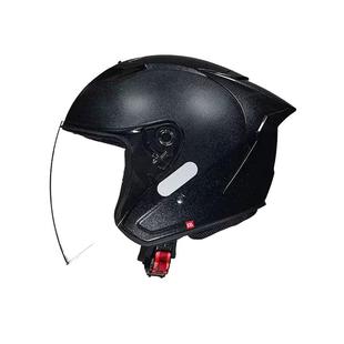 坦克头盔摩托车四分之三盔保暖电动车头盔大尾翼男女踏板头盔3C