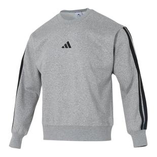 阿迪达斯加绒套装男装2025秋冬新款运动卫衣套头衫休闲加绒长裤