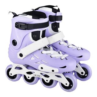 瑞士micro迈古成人轮滑鞋男花样女休闲鞋直排轮刷街溜冰鞋闪光MT4